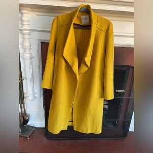 Yellow Zara Trafaluc Coat